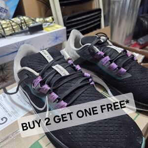 BUY 2 GET ONE FREE* Nike Air Zoom Pegasus Black/Purple Size 11m